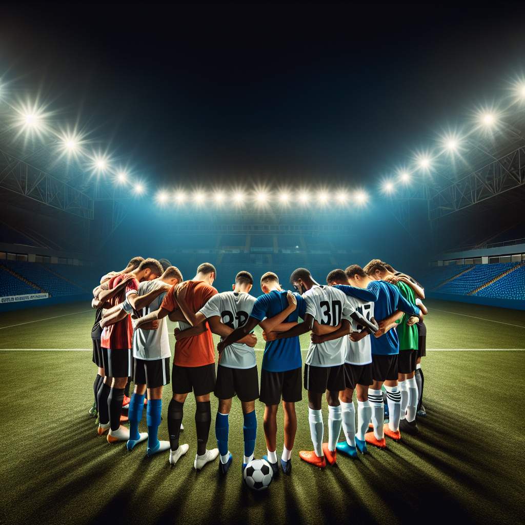 Professional illustration about faith based college soccer