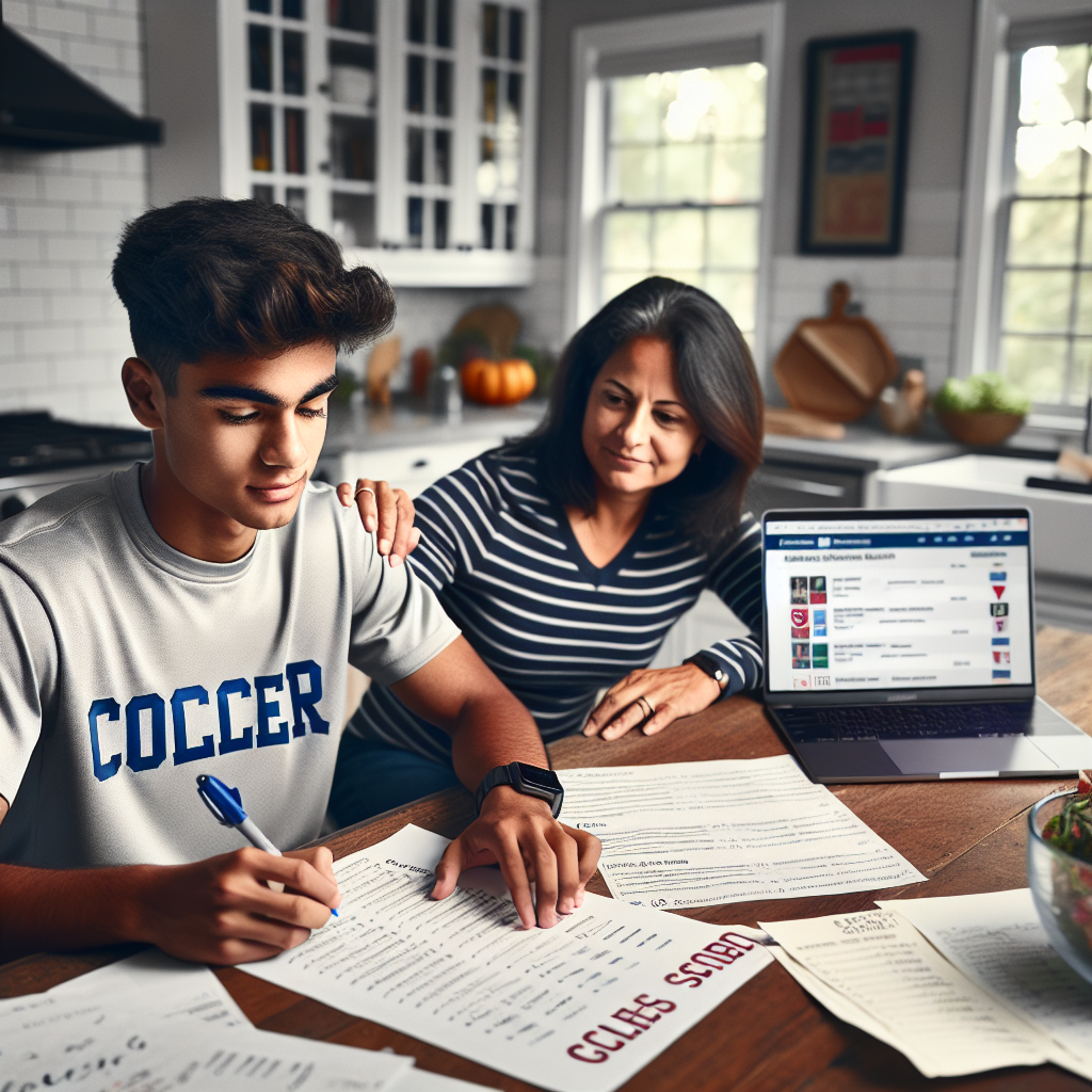 Professional illustration about personalized college recruiting strategy