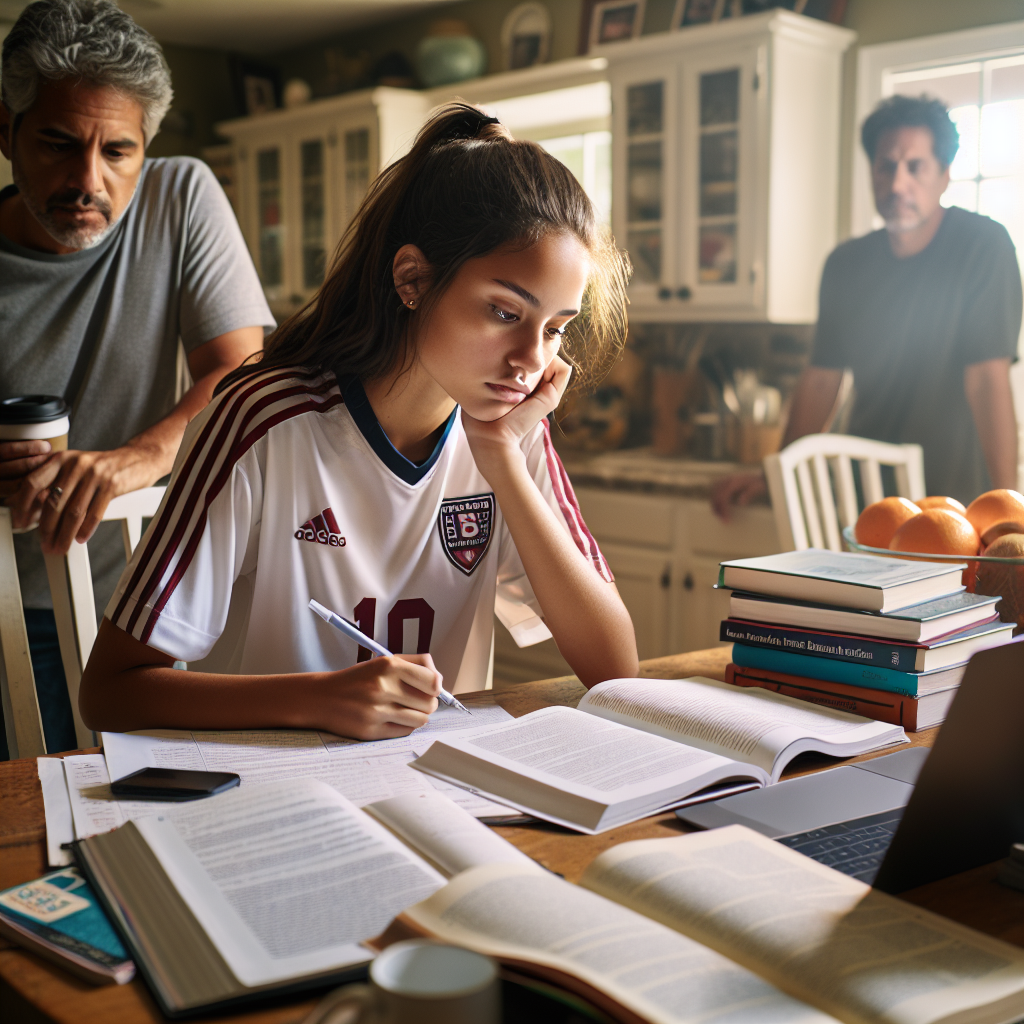 Professional illustration about soccer recruiting for first