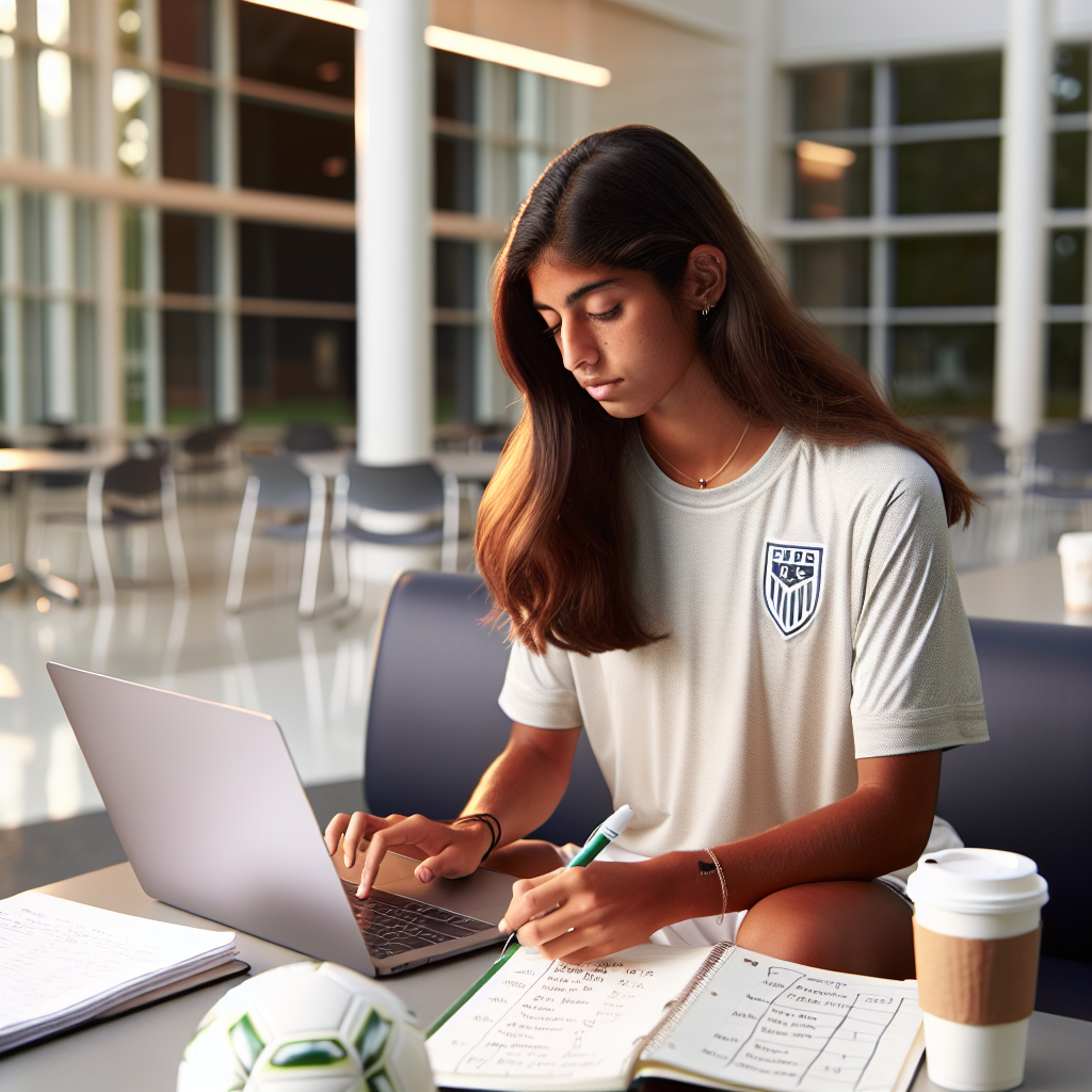 Professional illustration about soccer recruiting for transfer