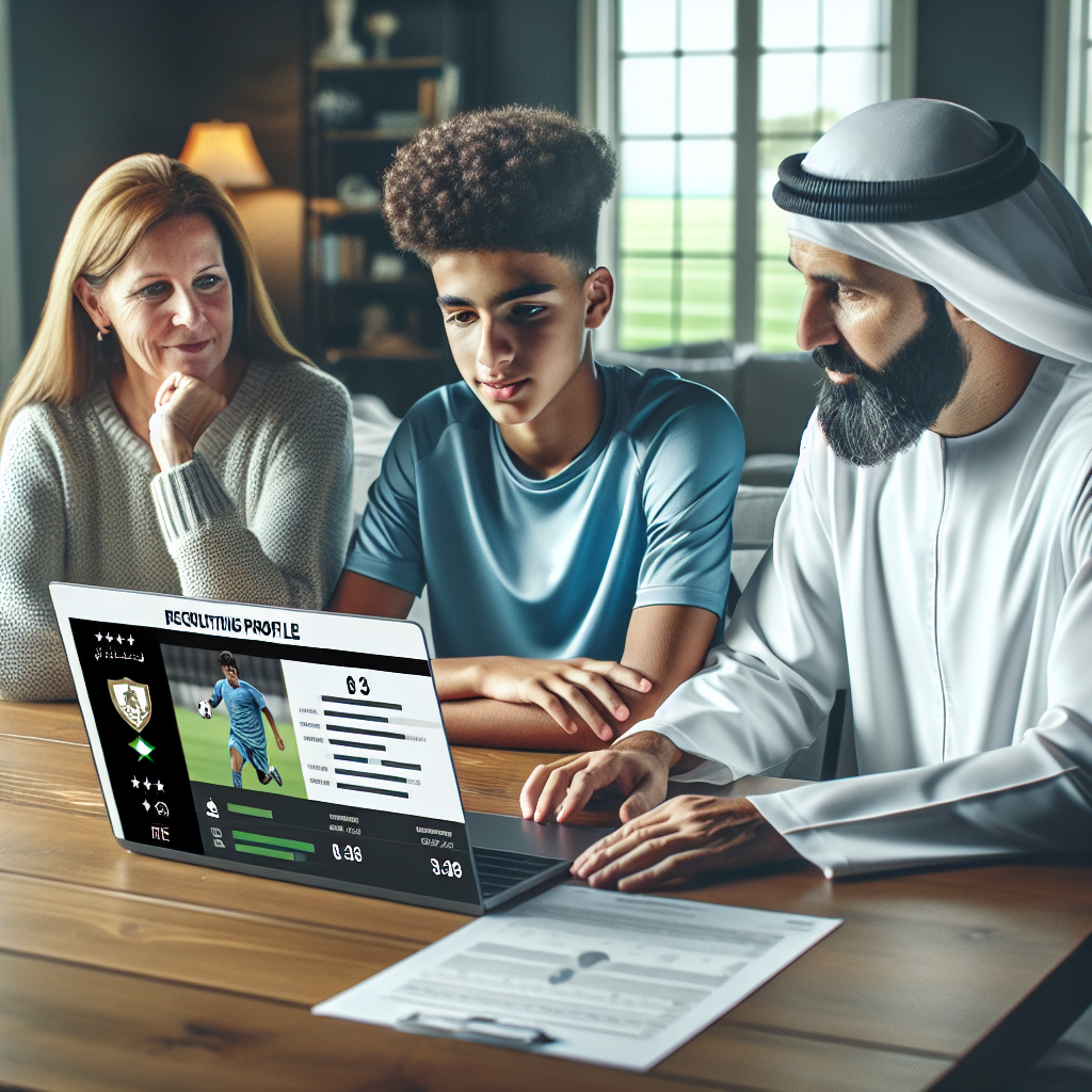 Professional illustration about build a recruiting profile