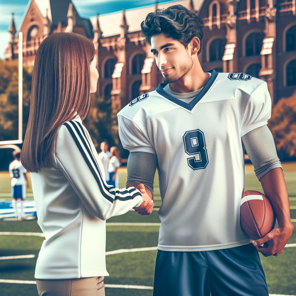 Professional illustration about get recruited to play