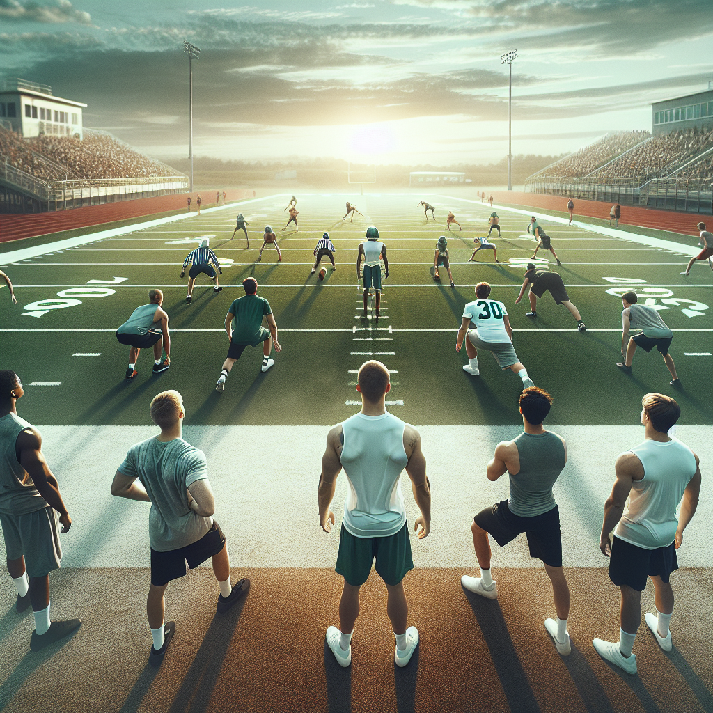 A professional team working on recruiting exposure for high school athletes solutions in a modern office environment with nat