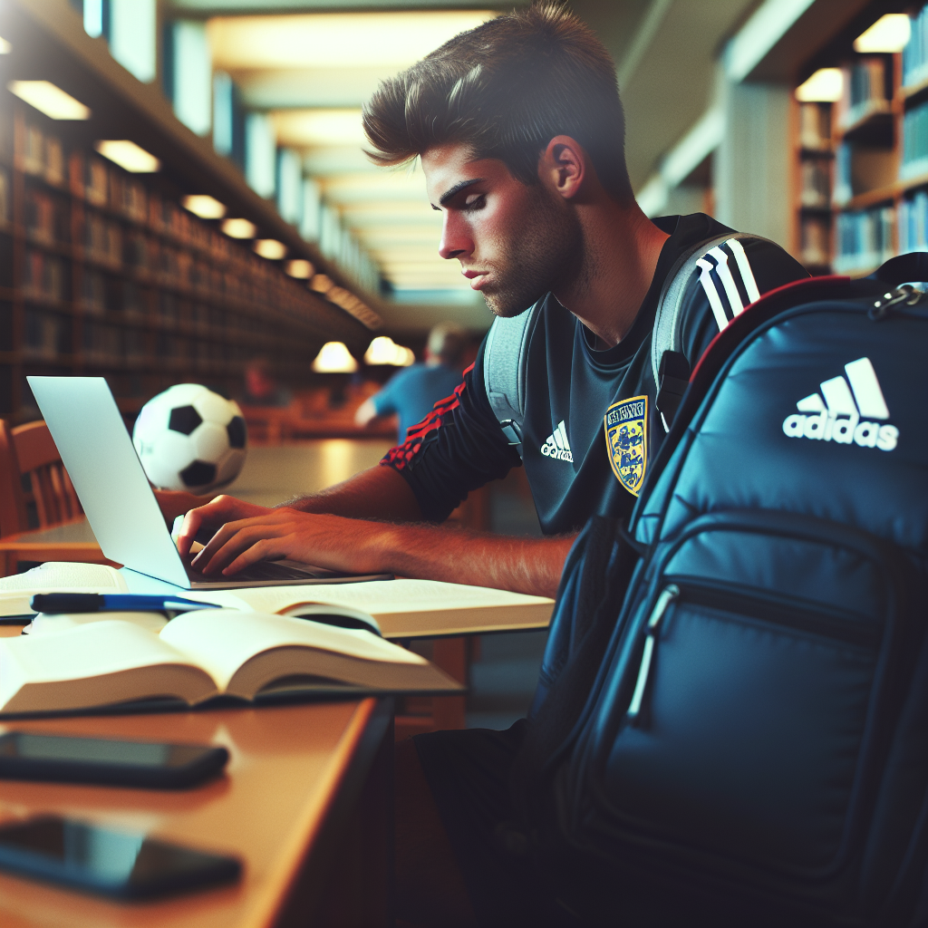 Professional illustration about through-college support for athletes