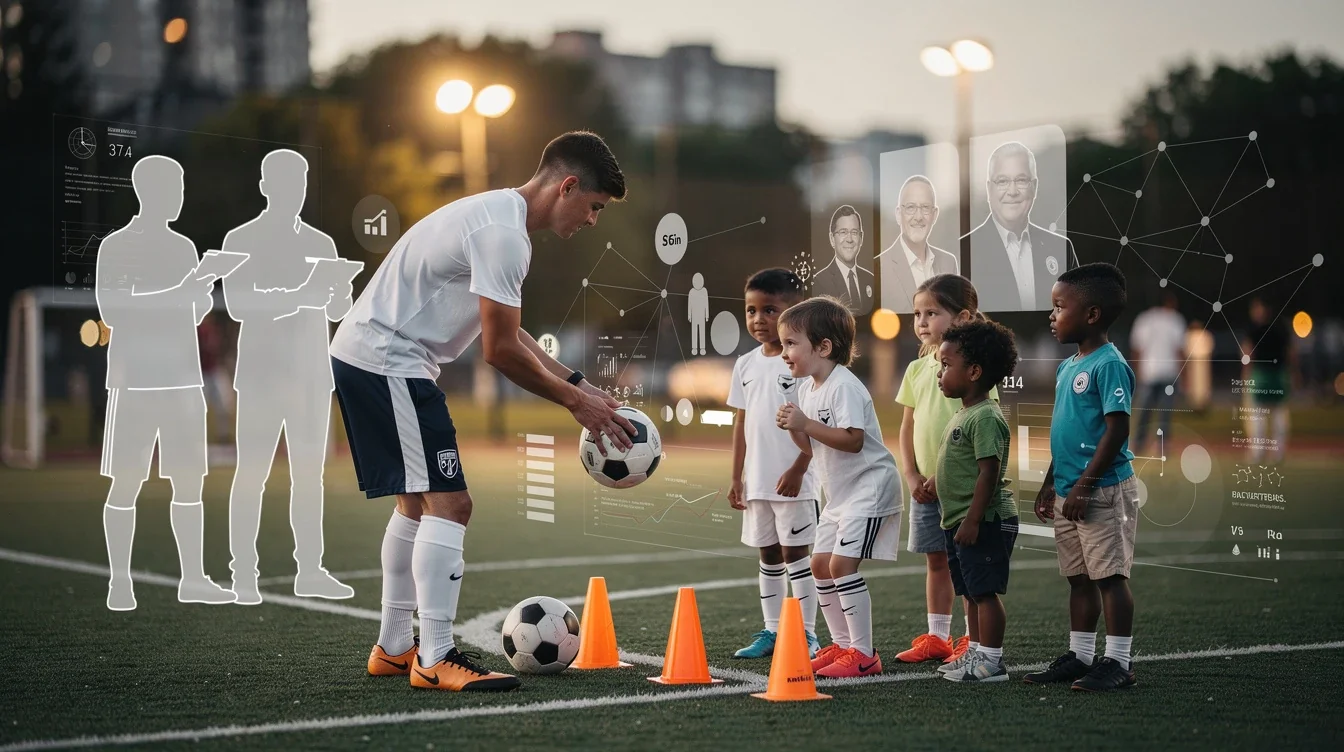 A summary infographic highlighting best practices for community service impact on soccer recruiting