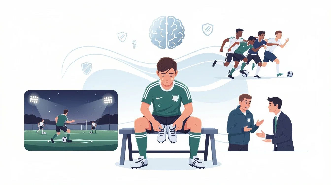 A summary infographic highlighting best practices for mental resilience in college soccer recruiting