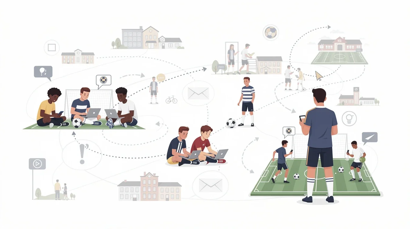 A summary infographic highlighting best practices for college soccer recruiting success outside major markets