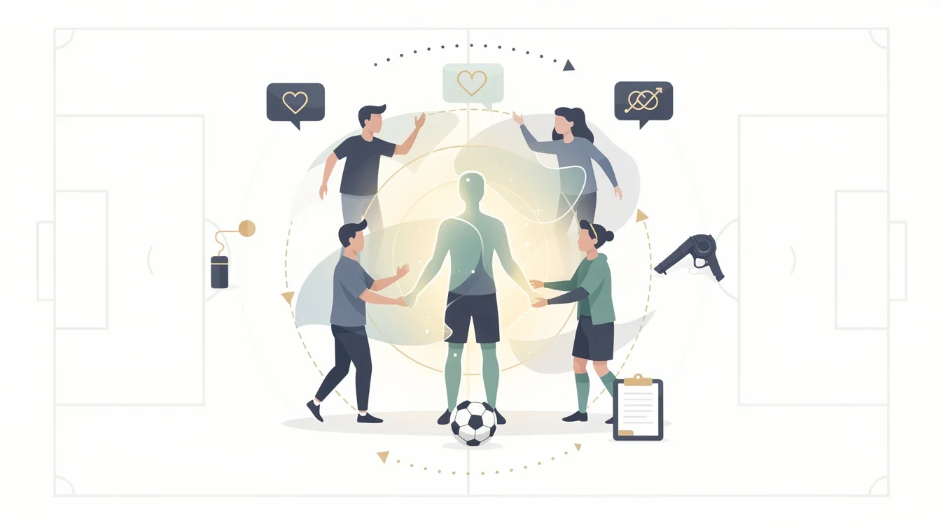 A summary infographic highlighting best practices for emotional intelligence in college soccer recruiting