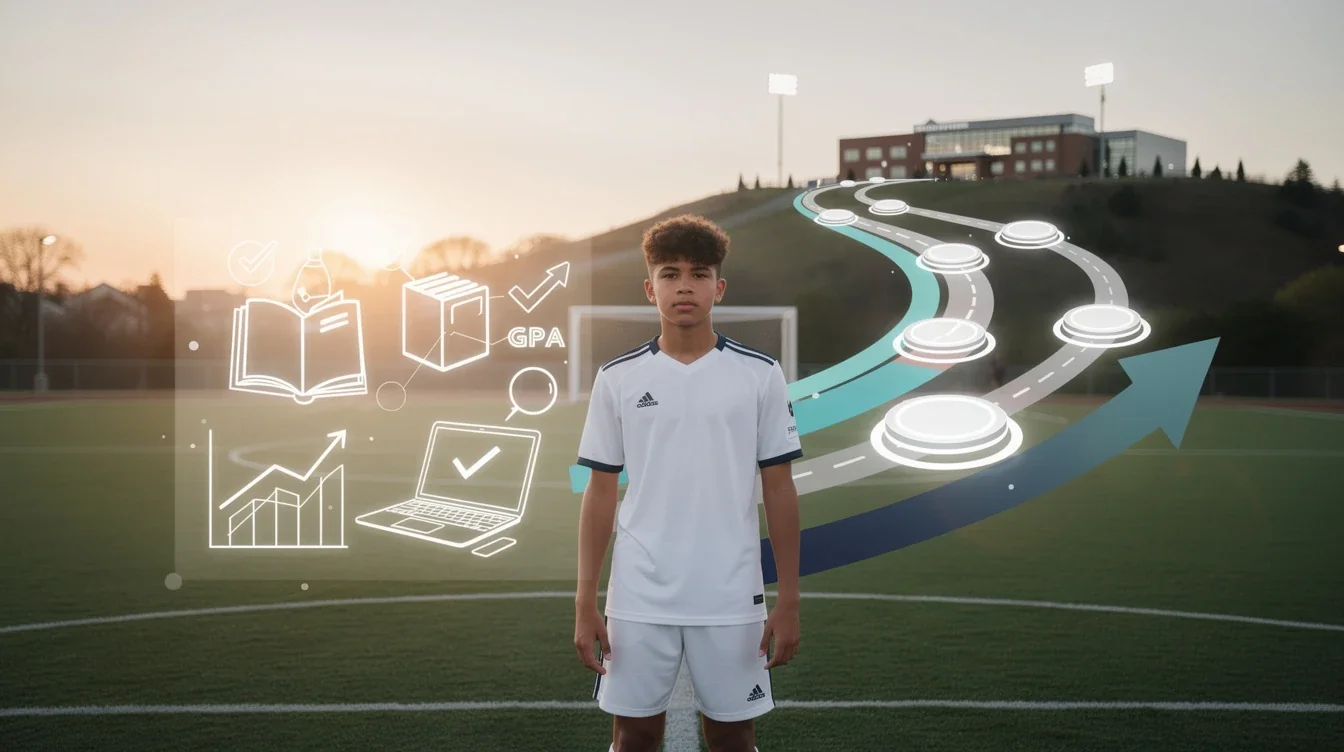 A summary infographic highlighting best practices for first generation college soccer scholarship eligibility tips