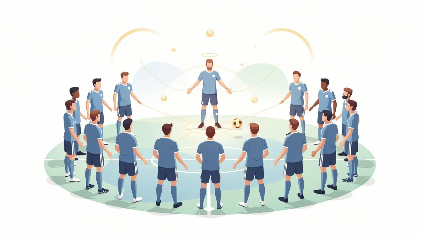 A summary infographic highlighting best practices for spiritual leadership impact college soccer
