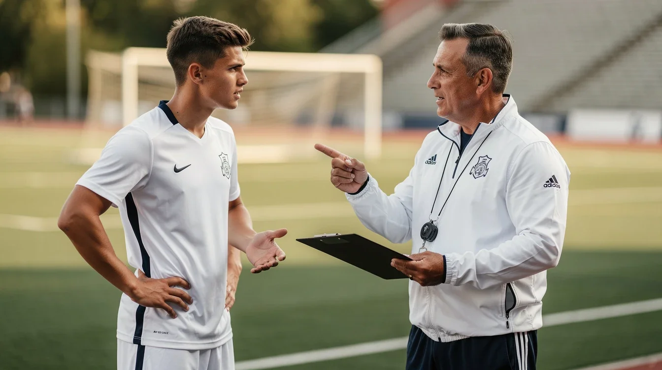 A summary infographic highlighting best practices for communicating with college soccer coaches effectively
