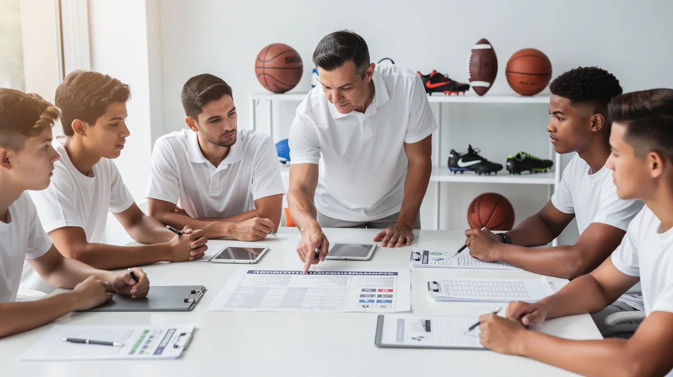 A summary infographic highlighting best practices for early recruiting planning for faith-driven athletes