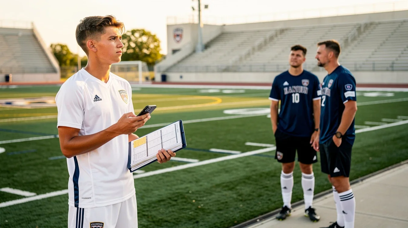 communicating with college Featured Image | Empower College Consulting A professional team working on communicating with college soccer coaches effectively solutions in a modern office environment