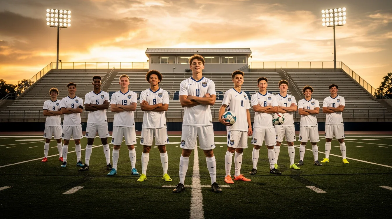 managing late recruiting Featured Image | Empower College Consulting A professional team working on managing late recruiting pressure soccer seniors solutions in a modern office environment