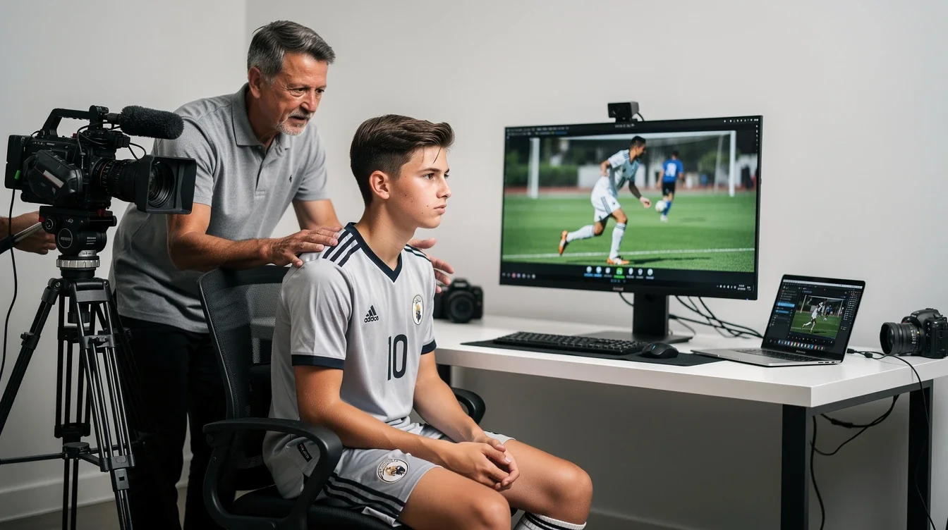 A summary infographic highlighting best practices for creating character centered soccer recruiting videos